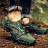 Men Hiking Shoes Outdoor Anti-slip Wear-resistant Jogging Trekking Sneakers Breathable Lightweight Travel Running Casual Shoes