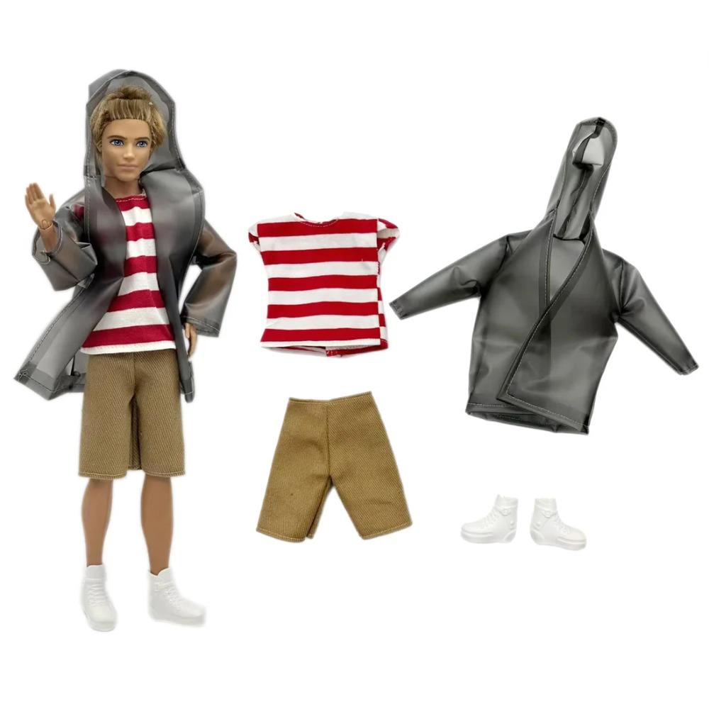 1 Set Ken Cloth Handmade Handsome Doll Accessories Casual Wear Suit for 30cm 12inch Ken Doll Suit Kids Gift