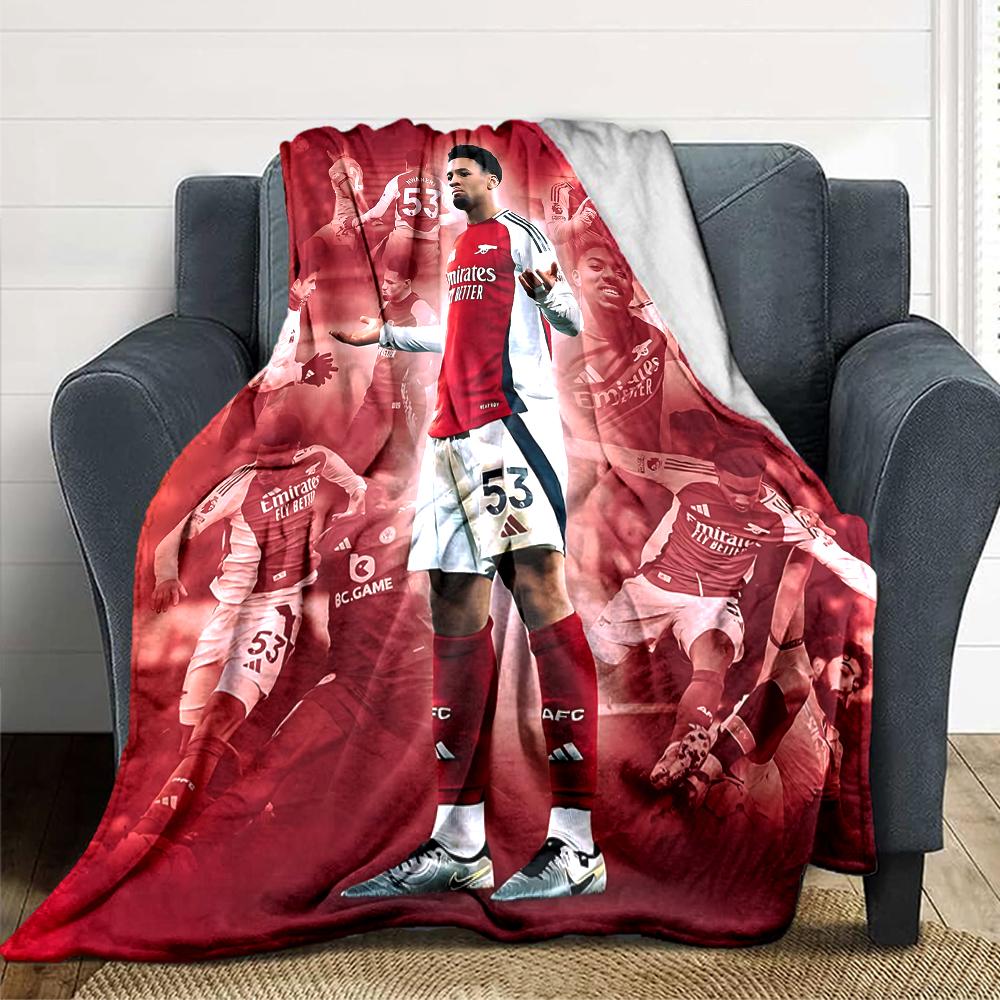 Arsenal Players Celebration Blankets Flannel Printed Breathable Warm Throw Blanket for Home Office Bedspreads 0708a30