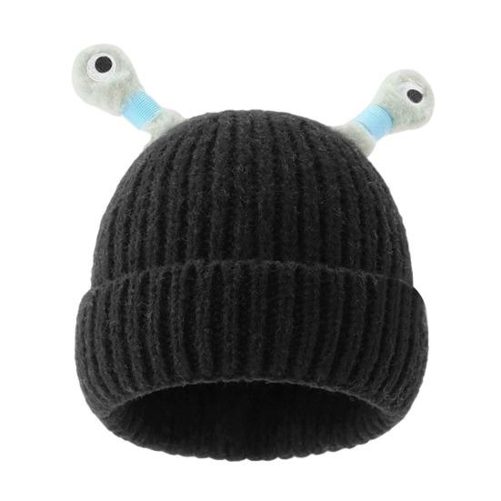 Шерстяная шапка с декором в виде антенны ночного светильника, теплая вязаная шапочка для детей, реквизит для фотосъемки, головной убор для катания на лыжах, походов, термошапка для взрослых и подростков