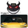 Solar LED Warning Light Suction Cup Cool EYE Ambient Lamp Gifts Car Devil Eye Decorative Light