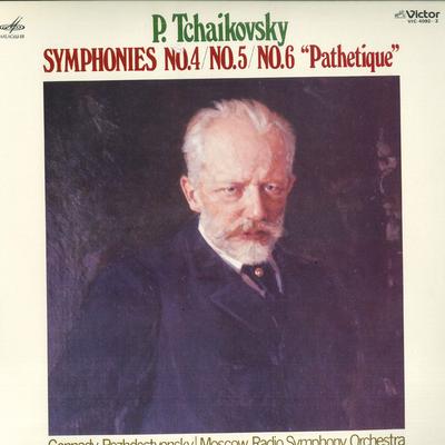 LP Запись ГЕННАДИЙ РОЖДЕСТВЕНСКИЙ - Чайковский: Симфония №. 4, 5, 6 " VIC40923 VICTOR Япония Классический Б/У