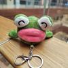 Dolls Plush Pendant Car Key Ring Stuffed Toys Plush Keyring Plush Keychain Big Mouth Frog Doll