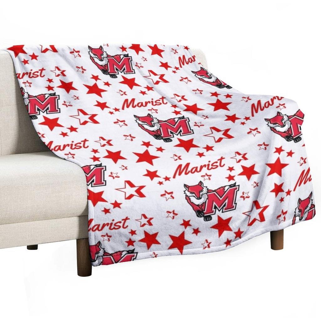 Marist Collage Throw Blanket Moving Luxury Thicken Soft Big Cute Blankets