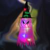 Halloween Decoration Luminous Hat Ghost LED Hat Garden Party Decoration Props Glowing Cute Witch Hat Halloween Pendant