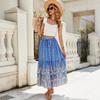 Women's Boho Patchwork Skirt Beach Holiday Swing Beach Skirt