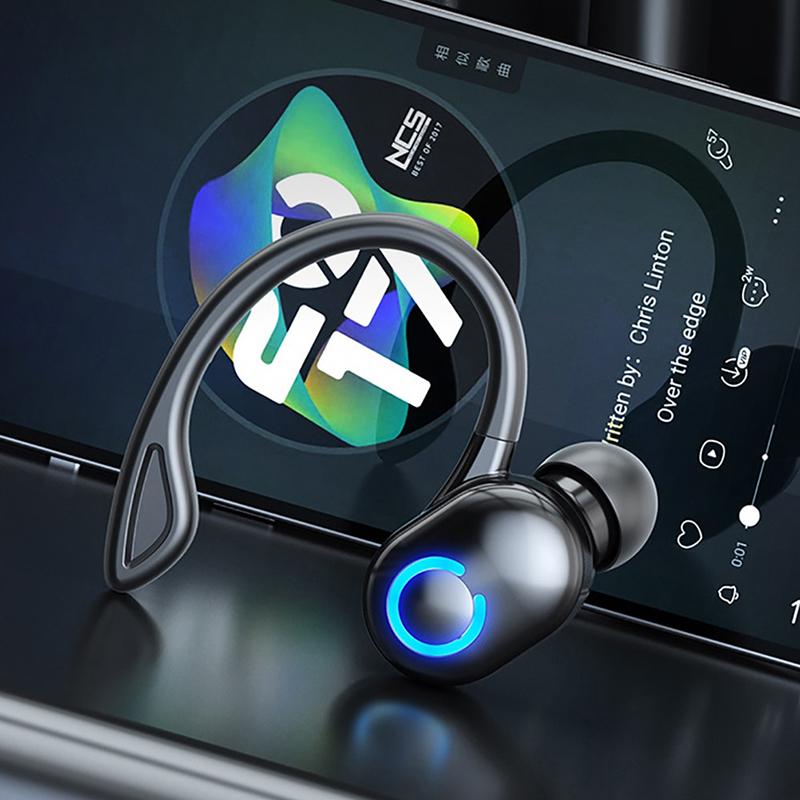 Беспроводные Bluetooth-наушники W6 для спорта и бега, гарнитура Hifi, стерео, шумоподавление, музыкальные наушники с одним ухом
