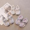 Girls Baotou Sandals Summer 2025 New Mesh Hollow Children's Sneakers Breathable Girls Casual Single Mesh Shoes