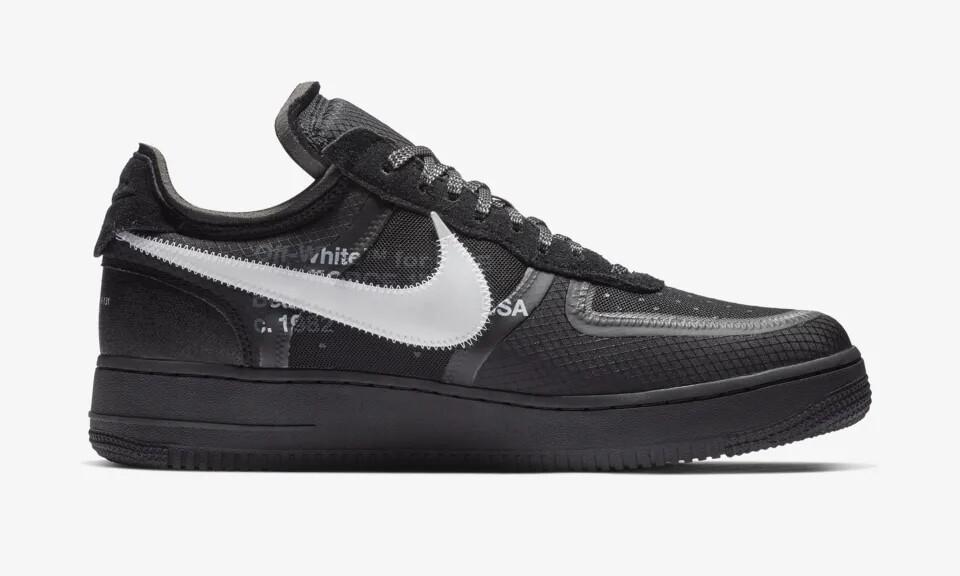 AO4606-001 Off-White A Nike Air Force 1 Low Black (Men's)