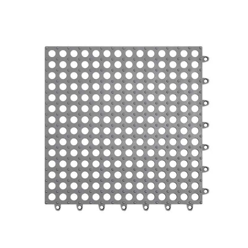 Резиновая напольная плитка мягкая ПВХ нескользящая плитка для соединения душевой коврик уличный подушка коврик для ванной комнаты палуба слив бассейн патио балкон
