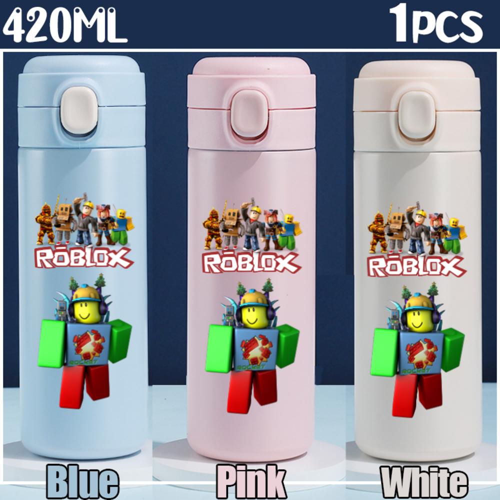 420ML Gourde Roblox Game Straight Drinking Cup Anime Water Bottle DynaBlocks 304 Stainless Steel Thermos Cup Holiday Gifts