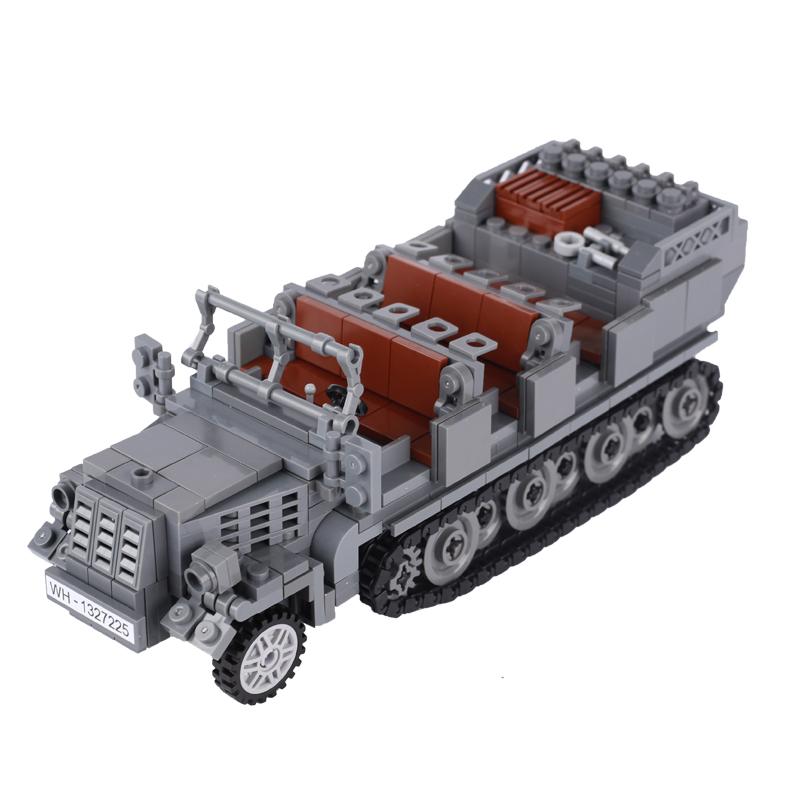 MOC Серия Военных Танков Строительные Блоки Фигурки Армейских Солдат Транспортное Средство Спецназ Бронированный Американский Автомобиль Пушка Грузовик Кирпичики Игрушки Подарок