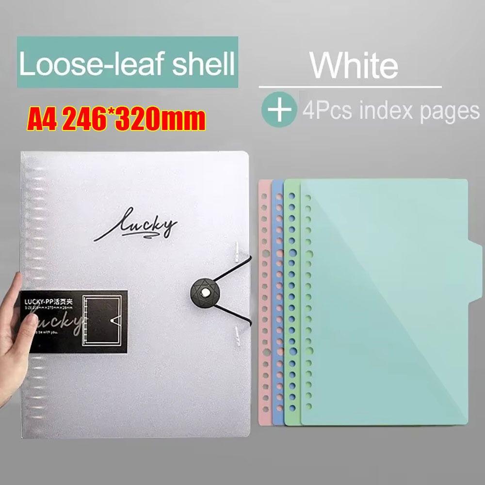 1Pcs Transparent Binder Cover A4/B5/A5 Inner Core Cover  for Office Stationery School Supplies