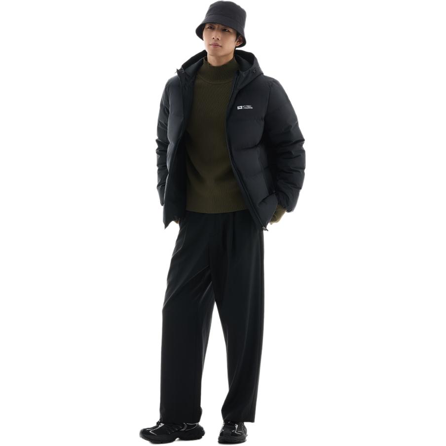 Anta Dynamic Series Повседневная теплая куртка с капюшоном для мужчин, верхняя одежда, базовая, цвет черный 952447921-2