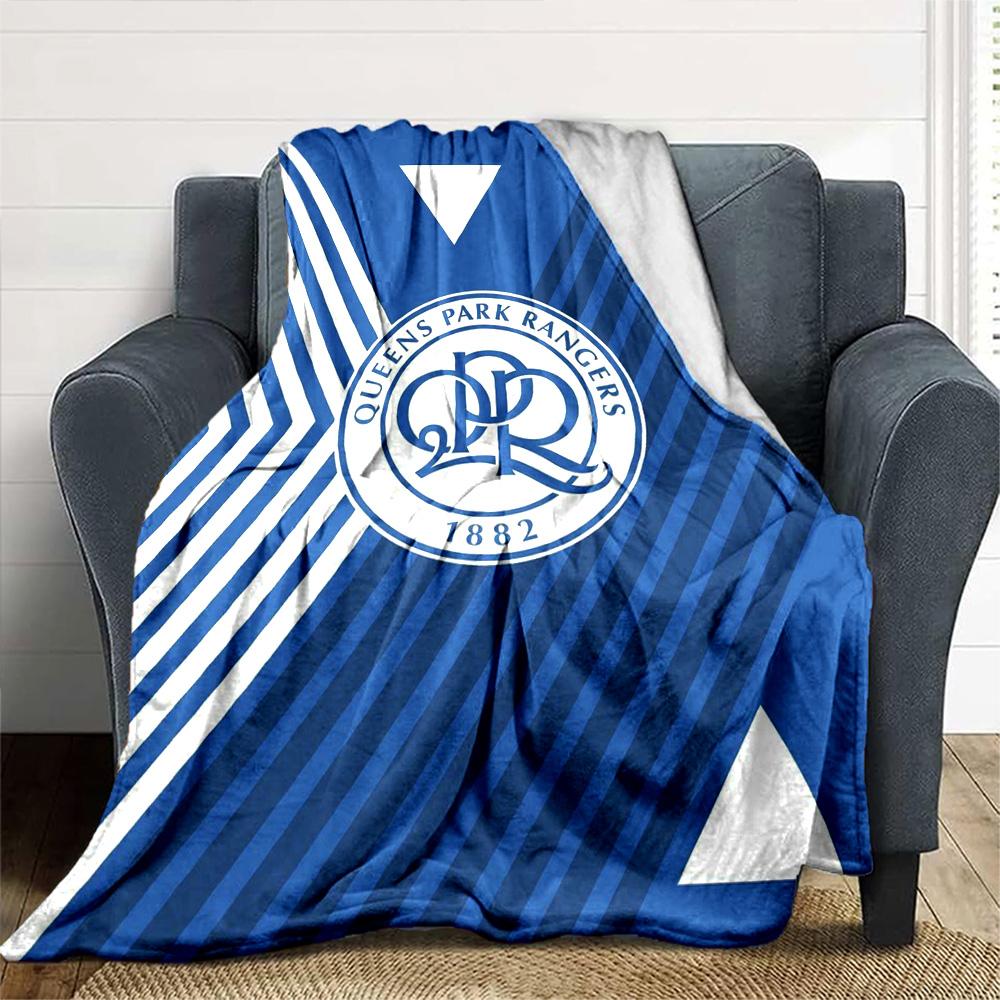 Queens Park Rangers fc Print Flannel Blanket High Quality Warm Comfortable Cover for All Seasons Perfect for Gifts Home Decor