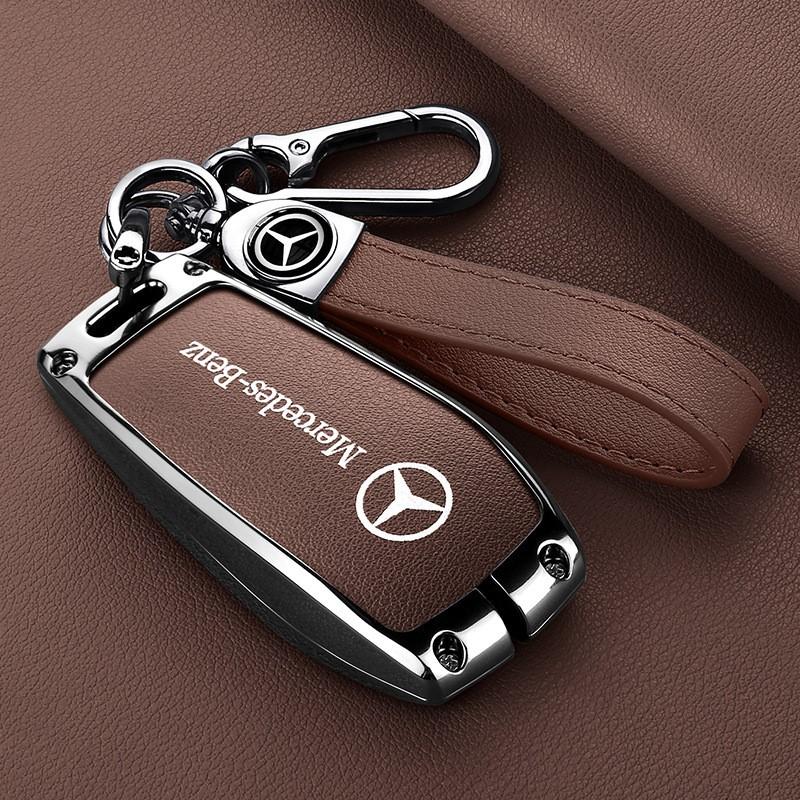 CRL1 Car Smart Remote Key Case Fob Cover Bag For Mercedes Benz A C E S G Class GLC CLE CLA GLB GLS W177 W205 W213 W222 X167 AMG