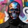 Lightweight Comfortable Tactical Mask Skull Print Halloween Balaclava, Breathable Mesh Full Face with Cool Cosplay Costume Accessories 3D Print,