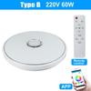 36W/60W Music Led Ceiling Light Lamp RGB Flush Mount Round Starlight APP Bluetooth Music Lamp Dimmable Light with Remote Control