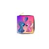 Stitch PU Card Holder - Cartoon Short Zip Coin Purse Student Women Multi-Function ID Wallet Blue 6pcs