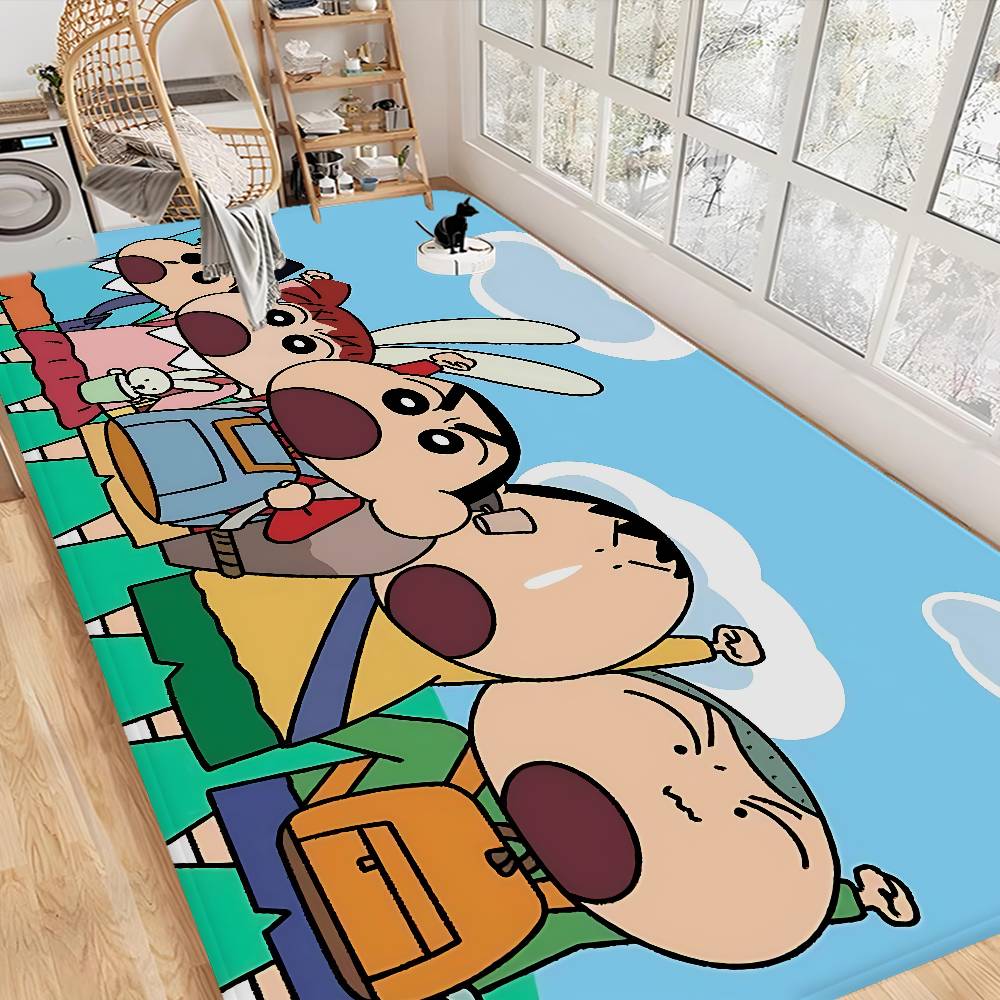 Crayon Shin-Chan Entrance Door Mat Nordic Style Bedroom Living Room Doormat Home Balcony Anti-Slip Modern Home Decor