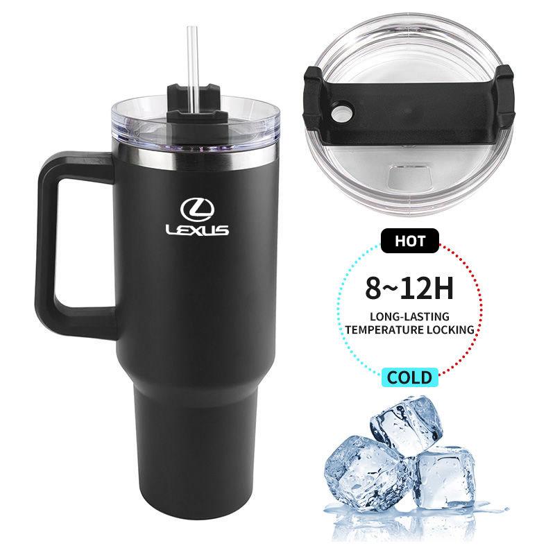 1200ML Stainless Steel Thermos Cup Car Accessories Coffee Mug For Lexus FSPORT LBX NX RX 350h 450h ES UX 300e GS GX IS LS LX CT