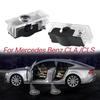 2PCS LED Car Door Welcome Lamps Logo Emblem Ghost Shadow Light Auto Accessories Mercedes Benz AMG CLA CLS C218 W218 A207 C207 C1