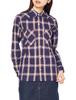 Lee Shirt Navy and Size M Button-Down LCS43006, Women's, White,