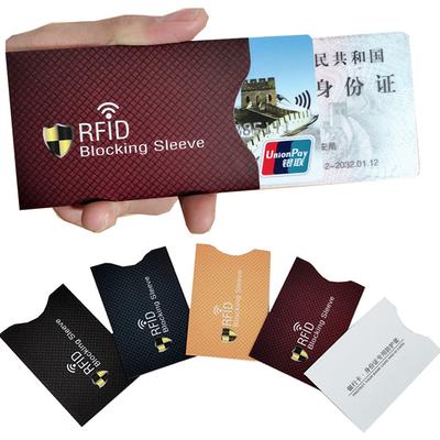 Противоугонный RFID-протектор для кредитных карт, блокирующий держатель карты, защитный чехол для банковской карты