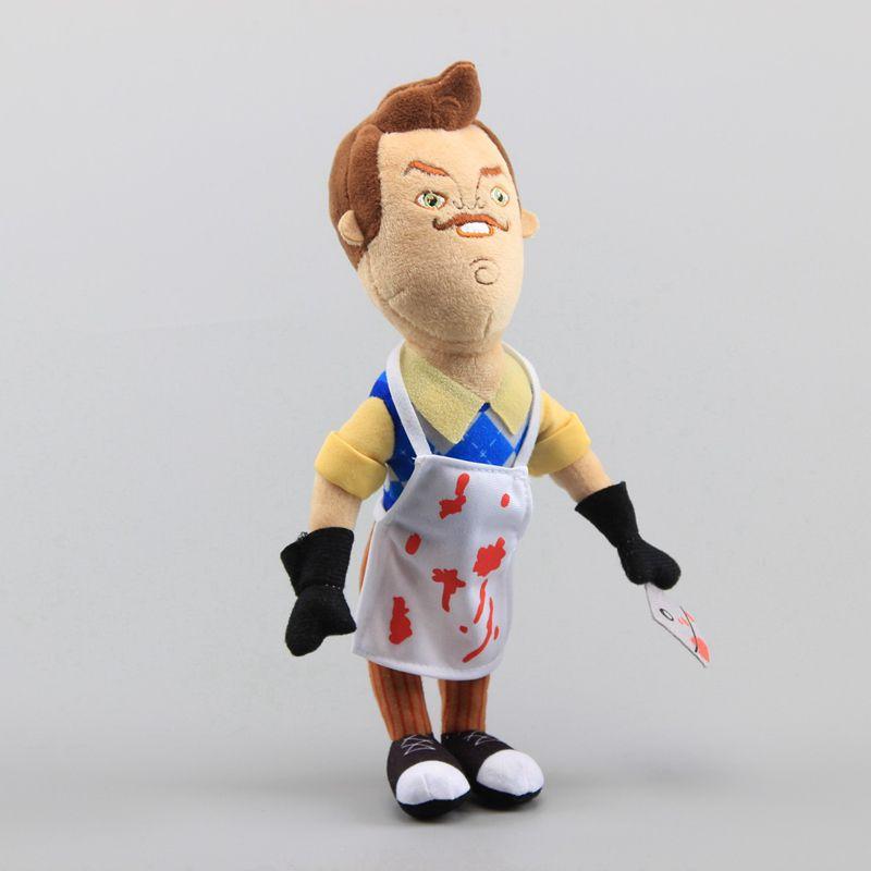 Neighbor Hello 5 Flashlight Butcher Neighbor Plush Figure Toy Doll Stuffed