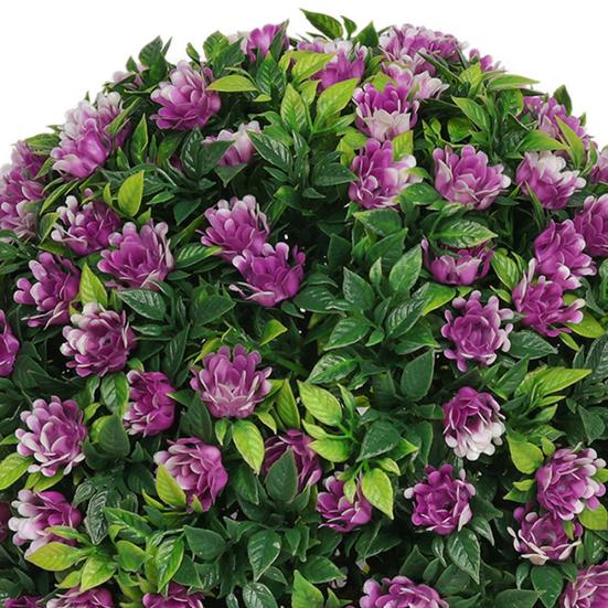 1/2Pcs 20/25CM Artificial Boxwood Topiary Ball UV Resistant Weather-proof Hanging Faux Flower Greenery