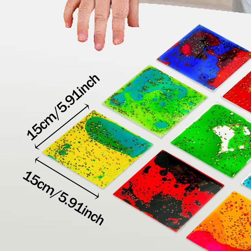 12 Pieces Sensory Gel Liquid Toys Calming Toy Classroom Prizes