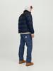 Демисезонная куртка Jack & Jones Jjetoby Puffer Collar SN (12235860) navy blazer/black blocking