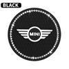 1/2pcs Car Styling Diamond Car Coaster Water Cup Anti-slip Pad Mat For MINI Cooper JCW WORKS R55 R56 F55 F56 R57 R58 R59 R60 njbwy33
