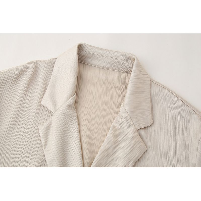 Kaslead New Arrival Women's Fashion Style Ruffled Suit Outwear Casual Pants 4387127 4387027