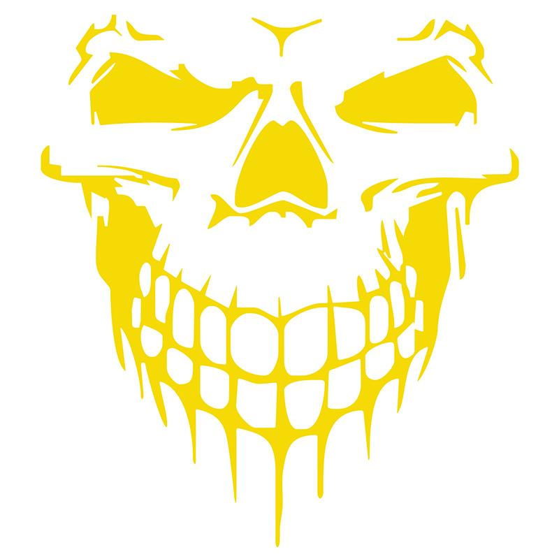 Наклейка на мотоцикл Череп 3 D светоотражающие наклейки на автомобиль мото авто наклейка смешной винил JDM на автомобильный стиль украшения