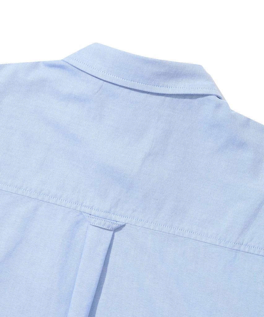 COVERNAT Pigment Oxford Half Shirt Light Blue