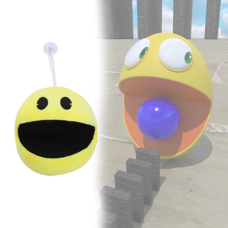 Плюшевая игрушка Пак-мэн Ярко-желтый Милый Мягкая Набивная Кукла Детский Подарок