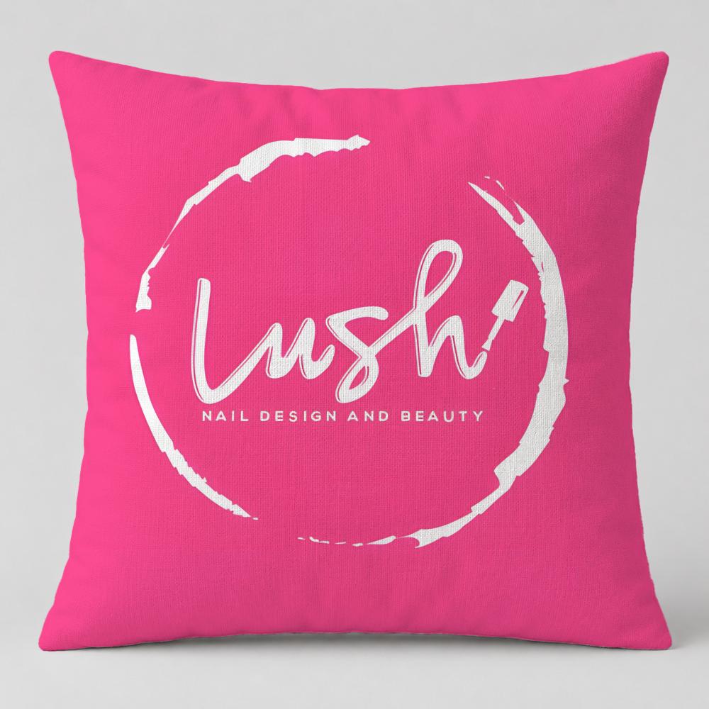 Street llLusH Cushion Cover Short Plush Cushion Cover Double Sided Print Washable Sofa Pillowcase Home Decor Gift