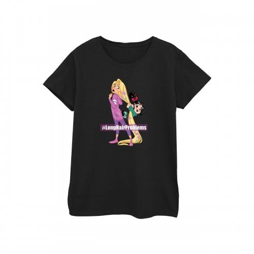 Disney Womens/Ladies Wreck It Ralph Rapunzel And Vanellope Cotton T-Shirt