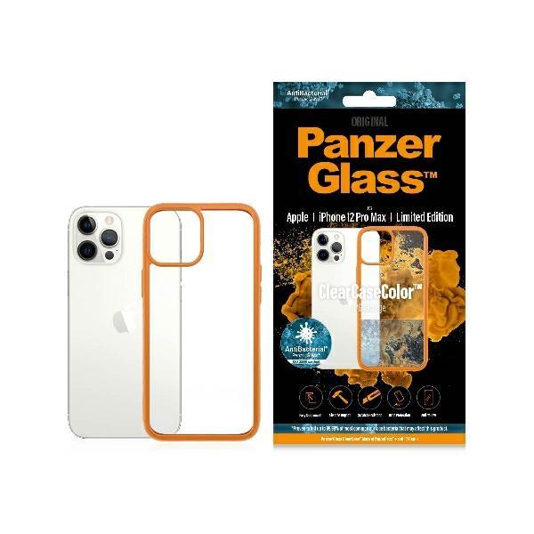 Etui do iPhone 12 Pro Max PanzerGlass ClearCase Pomarańczowy
