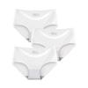 3 Pcs/Set Seamless Panties Silk Pamty Mid Waist Underwear Comfort Underpants Solid Invisible Briefs Female Lingerie