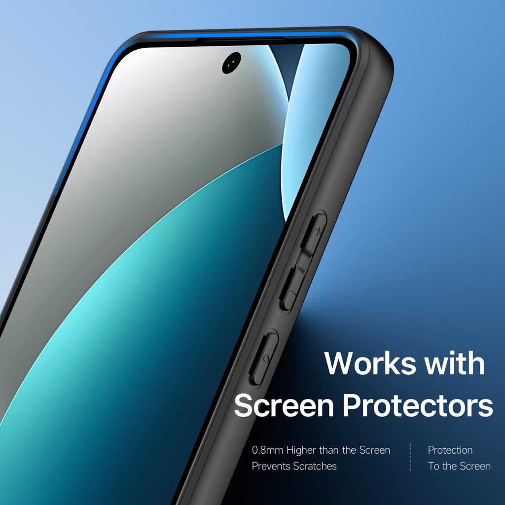 Для Xiaomi Redmi Note 15 Pro 4G (Глобальный) Чехол DUX DUCIS Серии Aimo TPU+PC Матовый Ударопрочный Чехол для Телефона (Сертификация REACH)