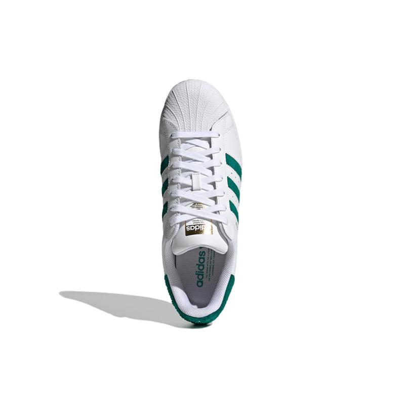 adidas Кроссовки Superstar Шенил Полоски Облачно-белый Зеленый H00190