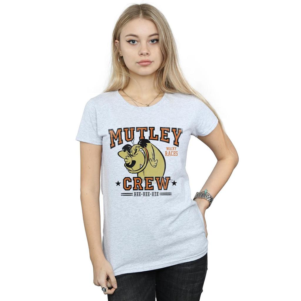 Wacky Races Womens/Ladies Mutley Crew Cotton T-Shirt