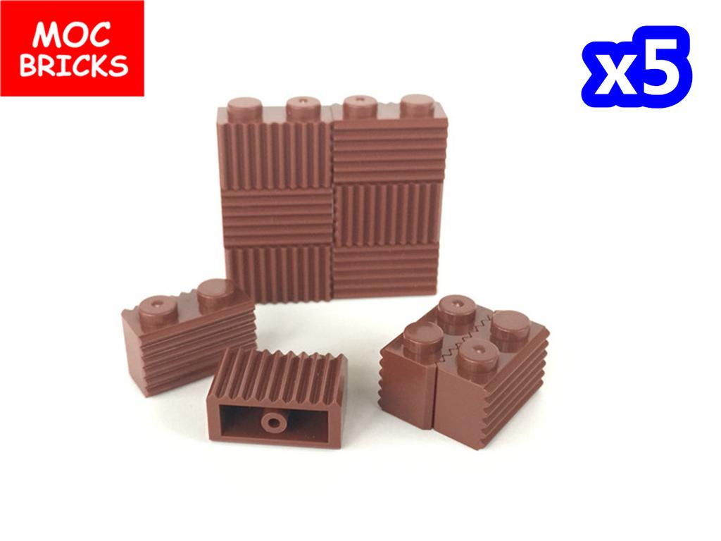 50 шт. Кирпичик 1x2 с решеткой, темно-серый 2877 Соединительный кирпичик СДЕЛАЙ САМ Строительный кирпичик Частица Детская игрушка Подарок