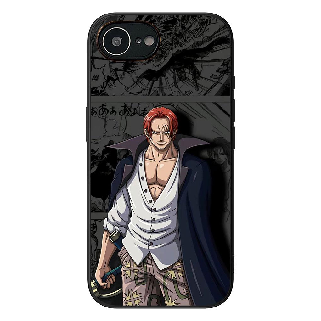 Cover for Apple iPhone 17 16 14 15 Pro Max Plus 15+ 16E XR ProMax Air + Coque Phone Case Poster Shanks Red Hair One Luffy Piece