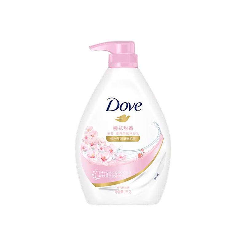 DOVE Молочко для душа с нежным ароматом цветущей вишни