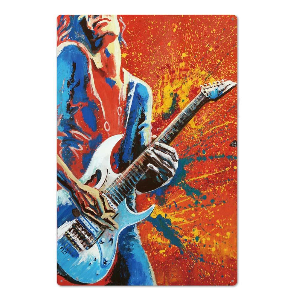 Оловянная вывеска в стиле рок-н-ролл, винтажная металлическая табличка, металлический винтажный металлический плакат, ретро-рок, Настенный декор для бара, паба, клуба, мужская пещера 20x30