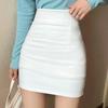 Черная эластичная юбка Женская короткая юбка С высокой талией Облегающая бедра Короткая Офисная Профессиональная Юбка-карандаш