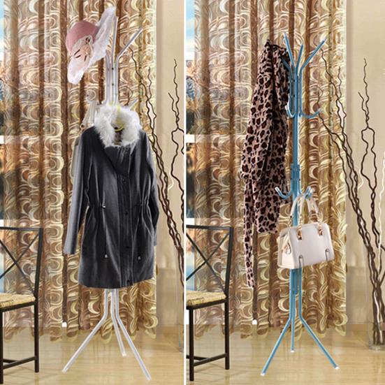 Yousheng Coat Rack with 12 Hooks Freestanding Coat Stand for Entryway Hallway Bedroom And Office Metal Coat Tree Holder for Coats Hats And Bags